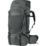 Jack Wolfskin Dam Väskor Jack Wolfskin Denali 65 10 Backpack Women slate green One Size 2023 Hiking Backpacks
