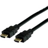 Value HDMI-kablar - Svarta Value 4K HDMI Ultra HD-kabel upp