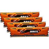 1600 MHz - 32 GB - DDR3 RAM minnen G.Skill Ares DDR3 1600MHz 4x8GB (F3-1600C10Q-32GAO)