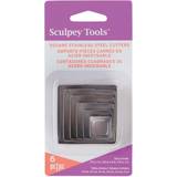 Sculpey Modelleringsverktyg Sculpey 6pc Square Cutter