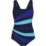 Dam - Elastan/Lycra/Spandex Badkläder Abecita Action Swimsuit - Marine/Blue