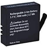 Rollei Batterier & Laddbart Rollei Actioncam 8s 9s Plus batteri med 1 000 mAh kapacitet litiumjoner, svart