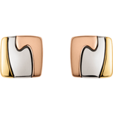 Roséguld Örhängen Georg Jensen Fusion Earrings - White Gold/Gold/Rose Gold