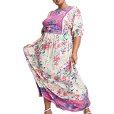 46 - Blommiga - Långa klänningar River Island Plus Floral Maxi Dress