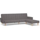 2-sits - Bäddsoffor vidaXL Bed with Footstool Soffa 220cm 2st 2-sits