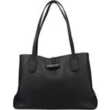 Longchamp Svarta Handväskor Longchamp Women's Roseau Leather Shoulder Bag - Black