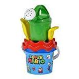 Androni Simba 109234593 Super Mario Baby hinksats, sandleksak, 5 delar, hink, sil, spade, kratta, gjutning, 11 cm, D: 14 cm, från 10 månader
