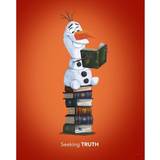 Orange Tavlor & Posters Komar Frozen Olaf Reading 40x50cm