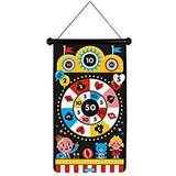 Janod Dart Janod Magnetic Carnival Dartboard Game Of Skill Teaches Agility Concentration 6 Darts Double-Sided Suitable for Ages 4 Up, J02083