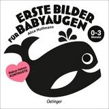Svarta Hand- & Fotavtryck Erste Bilder für Babyaugen. Ab 0 Monaten