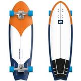 Med griptape Cruisers Hydroponic Fish Komplett Cruiser Skateboard Radikal Orange Navy Orange/Vit/Blå