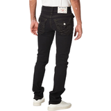 True Religion Herr - Parkasar Jeans True Religion Men's Ricky Big T Stitch Straight Jeans - Black