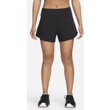 Nike Shorts Nike Bliss Dri-fit Women's Mid-rise Nyheter Black/Reflective
