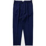 Gummi Byxor & Shorts Ami Paris tapered-leg trousers men Polyester/Virgin Wool/Rubber Blue