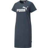 Puma Klänningar Puma Essentials Logo Dress Dark Night Women's Clothing Navy