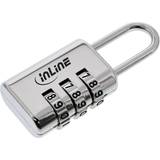 InLine Premium Security Lock 3 Digits Hardened Steel Padlock
