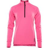 EQPE Rosse 1/2 Zip Mid Layer Sweater W - Pink Sunset