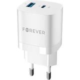 Batterier & Laddbart Forever GaN TC-05 Snabb Väggladdare USB, USB-C 33W