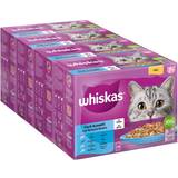 Whiskas Katter - Våtfoder Husdjur Whiskas 36 + 12 på köpet ! Multipack portionspåsar Senior 7+: Fiskurval