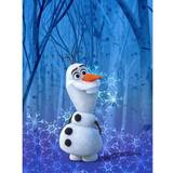 Blåa - Disney Inredningsdetaljer Komar Frozen Olaf Crystal 30x40cm