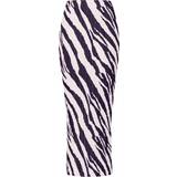 Dam - Zebra Kjolar PrettyLittleThing Plisse Maxi Skirt - Black
