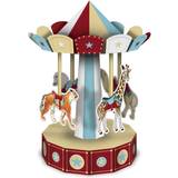 Värmeljuslyktor Beistle 59996 3-D Vintage Circus Carousel Centerpiece Candle Holder