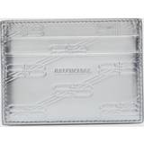 Balenciaga BB leather card holder - silver - One fits