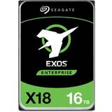 Intern Hårddiskar Seagate Exos X18 ST16000NM000J 256MB 16TB