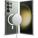 Ringke Silikoner Mobiltillbehör Ringke Magsafe Galaxy S23 Ultra Mobilskal Fusion Magnetic Clear