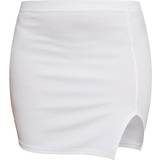 Dam - Korta kjolar - Slits PrettyLittleThing Split Mini Skirt - Cream