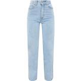 Dam - Slits Jeans PrettyLittleThing Split Hem Jeans - Light Blue Wash
