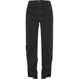 Dam - Slits Jeans PrettyLittleThing Split Hem Jeans - Washed Black