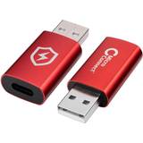 MicroConnect Safe Charge Data Blocker USB-A USB-C