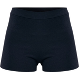 PrettyLittleThing Dam Byxor & Shorts PrettyLittleThing Crinkle Rib Hot Pants - Black