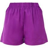 PrettyLittleThing Dam Shorts PrettyLittleThing Woven Elastic Waist Floaty Shorts - Purple