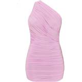 PrettyLittleThing Ruched One Shoulder Bodycon Dress - Lilac