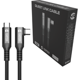 En kontakt - USB C-USB C - USB-kabel Kablar Vortex Virtual Reality Quest Link USB C - USB C 3.2 M-M Angled 5m