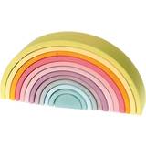 Träleksaker Skumformer Grimms Rainbow Large Pastel