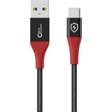 MicroConnect Röda - USB-kabel Kablar MicroConnect Safe Charge USB-A USB-C Cable