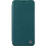 Nillkin Gröna Plånboksfodral Nillkin iPhone 14 Plus Qin Pro Plånboksfodral Imitationsläder Svart