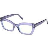 Tom Ford Lila Glasögon & Läsglasögon Tom Ford FT5766-B Blue-Light Block