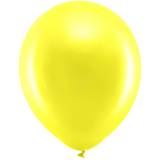 100 pack ballonger gula PartyDeco Rainbow Latexballonger Gula 100-pack