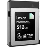 LEXAR 512 GB Minneskort LEXAR Diamond Series Professional 512GB CFexpress Type-B Memory Card
