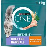 Purina ONE Katter - Torrfoder Husdjur Purina ONE Coat & Hairball Ekonomipack: 2
