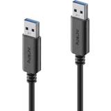 PureLink Kablar PureLink USB-A USB-A-kabel, USB 3,1 Gen GB/s dataöverföring, 0,50