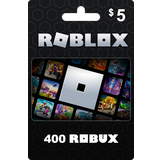Presentkort Roblox 400 Robux 5 USD