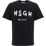 MSGM Skinnjackor Kläder MSGM Logo Print T-shirt - Black
