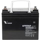 Vision Batterier & Laddbart Vision Solarakku 12 V 36 Ah Akkus FM- 12 V, 36000 mAh RC Akku