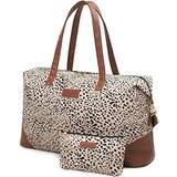 Jadyn Luna Women's 37L Weekender Duffel Bag Cheetah Spot