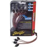 Stinger Kablar Stinger SI4420 20 -Foot 4-Channel 4000 RCA Interconnect Cables